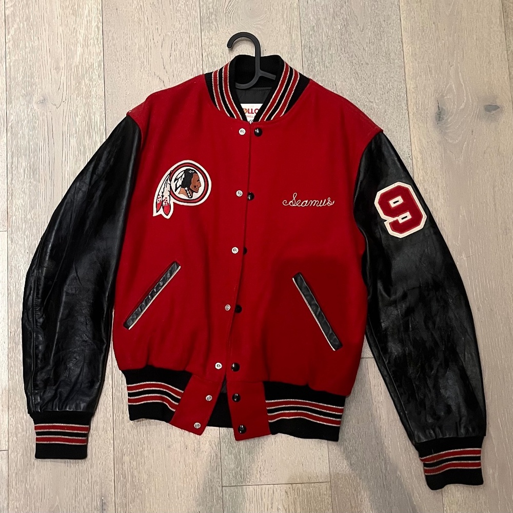 wool and leather jacket